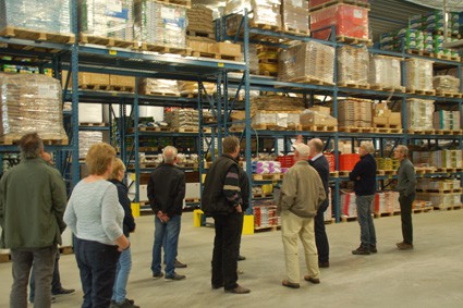 heel netje opgestapeld en geordend !