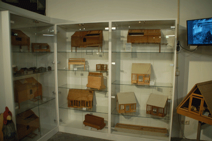 Allerlei miniatuur kippenhokken